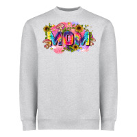 Heather Grey tie dye mom Heavyweight Sweatshirt - Zillion Design Studio