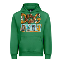 Emerald Dog Nana with Paw Urban Hoodie - texasbilliewilder