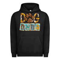 Pigment Black Dog Nana with Paw Urban Hoodie - texasbilliewilder