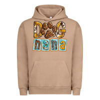 Pigment Burro Dog Nana with Paw Urban Hoodie - texasbilliewilder