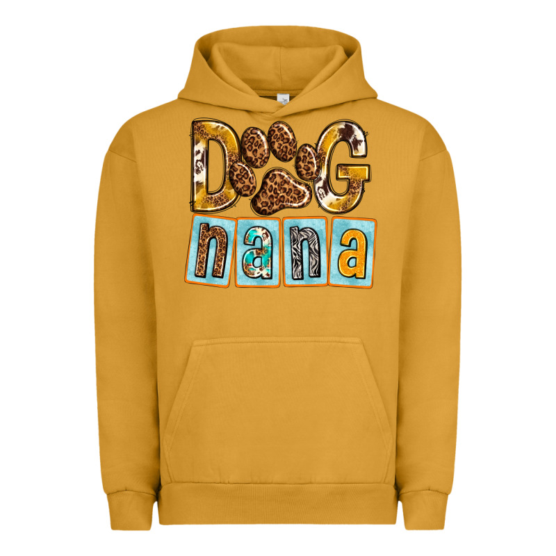 Dog Nana With Paw Urban Hoodie by texasbilliewilder | Teevron