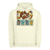 Pigment Pistachio Dog Nana with Paw Urban Hoodie - texasbilliewilder