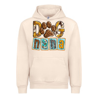 Sandshell Dog Nana with Paw Urban Hoodie - texasbilliewilder
