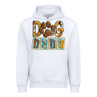 White Dog Nana with Paw Urban Hoodie - texasbilliewilder