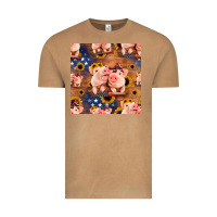 Vintage Camel american pigs seamless pattern Vintage Tee - HRA Design Shop