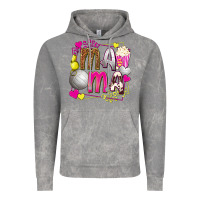 Cloud Rock mama volleyball with popcorn Vintage Hoodie - texasbilliewilder