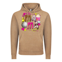 Vintage Coffee mama volleyball with popcorn Vintage Hoodie - texasbilliewilder