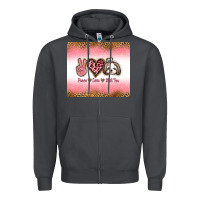 Smoke peace love shih tzu Zipper Hoodie - Jasminsmagicworld