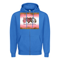 True Royal peace love shih tzu Zipper Hoodie - Jasminsmagicworld
