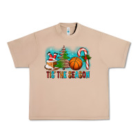Burro Tis The Season Christmas With Basketball And Candy Cane Urban Heavy Tee - FaDigitalArtStudio