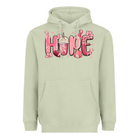 Matcha breast cancer awareness hope Heavyweight Hoodie - MaliasSmallBusiness