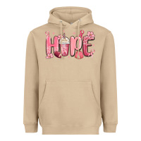 Mushroom breast cancer awareness hope Heavyweight Hoodie - MaliasSmallBusiness