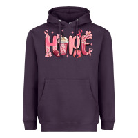 Plum breast cancer awareness hope Heavyweight Hoodie - MaliasSmallBusiness