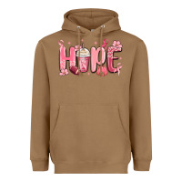 Toasted Coconut breast cancer awareness hope Heavyweight Hoodie - MaliasSmallBusiness