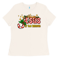 Bone jesus is the reason with christmas candy ado Ladies Tee - AdoDesignShop