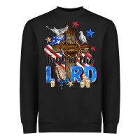 Black trust in the lord Heavyweight Sweatshirt - Zillion Design Studio