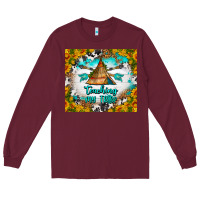 Burgundy teaching my tribe tumbler Long Sleeve Tee - BundleAndBundleShop