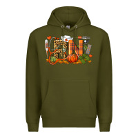 Army Green Fall RN Registered Nurse Premium Hoodie - LillyAllenDesigns