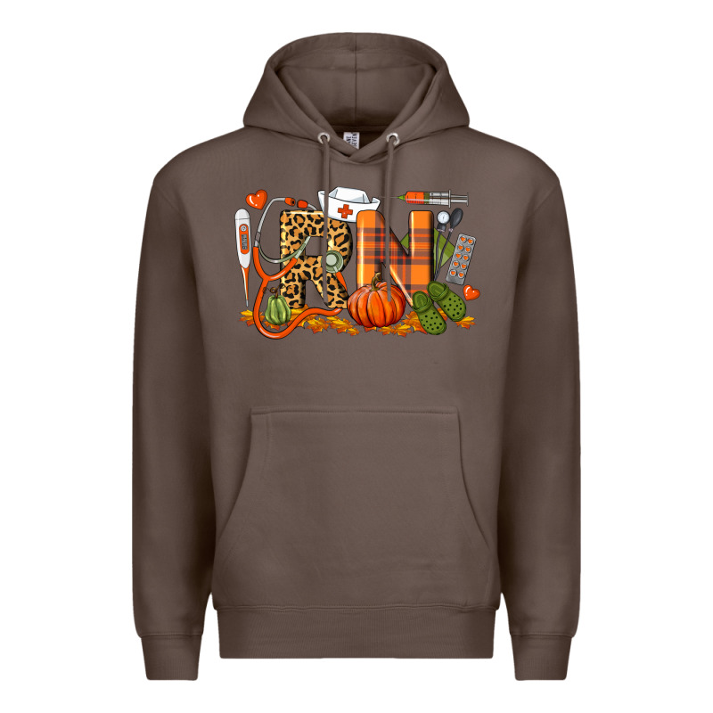 Fall Rn Registered Nurse Premium Hoodie by LillyAllenDesigns | Teevron