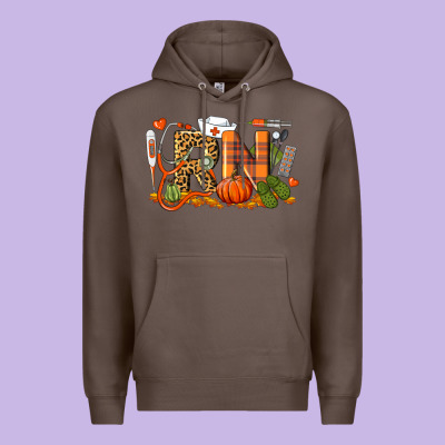 Fall Rn Registered Nurse Premium Hoodie Designed By Lillyallendesigns