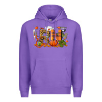 Purple Fall RN Registered Nurse Premium Hoodie - LillyAllenDesigns