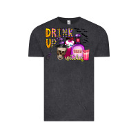 Vintage Black drink up witches Vintage Tee - CowhideDigitalArt