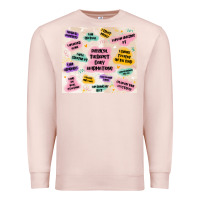 Pale Pink physical therapist daily affirmations Premium Sweatshirt - MaliasSmallBusiness
