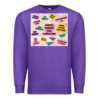 Purple physical therapist daily affirmations Premium Sweatshirt - MaliasSmallBusiness