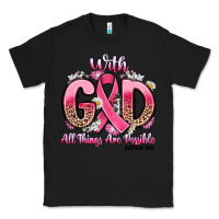 Black breast cancer with god all things are possible Classic Tee - Artiststas