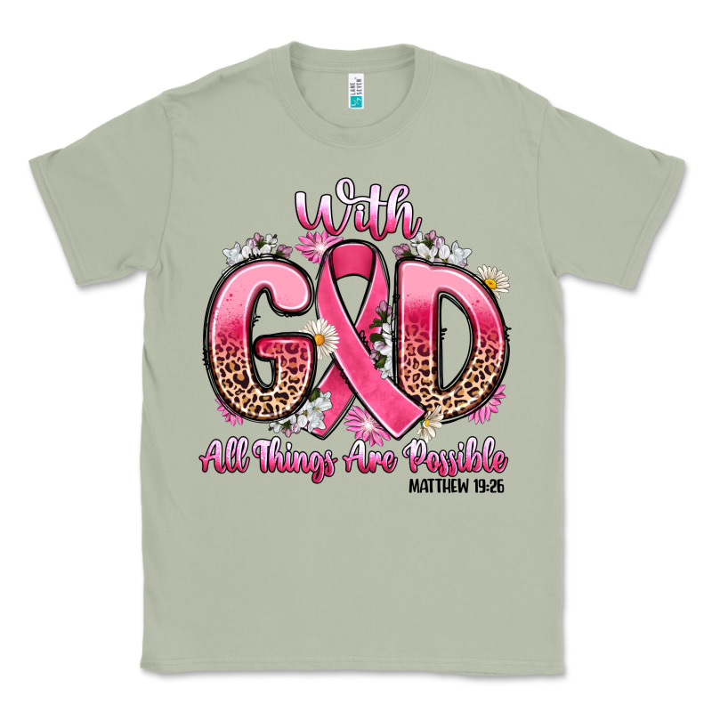 Breast Cancer With God All Things Are Possible Classic Tee by Artiststas | Teevron