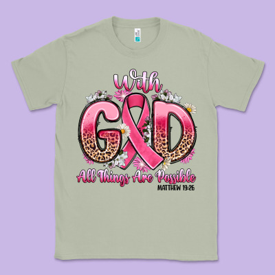 Breast Cancer With God All Things Are Possible Classic Tee Designed By Artiststas
