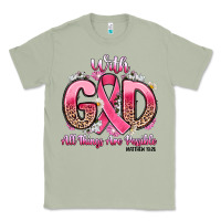 Matcha breast cancer with god all things are possible Classic Tee - Artiststas