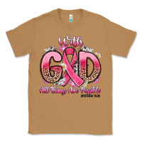 Toasted Coconut breast cancer with god all things are possible Classic Tee - Artiststas