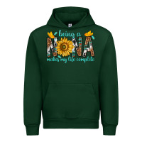 Forest Green Being a Nana Makes My Life Complete Urban Hoodie - texasbilliewilder
