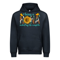 Navy Being a Nana Makes My Life Complete Urban Hoodie - texasbilliewilder