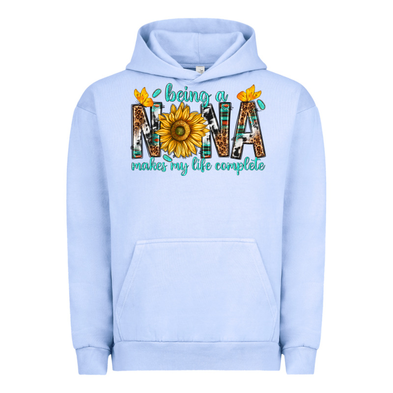 Being A Nana Makes My Life Complete Urban Hoodie by texasbilliewilder | Teevron