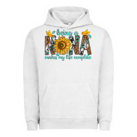 Pigment Lunar Rock Being a Nana Makes My Life Complete Urban Hoodie - texasbilliewilder