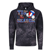 Cloud Black tis' the season volleyball Vintage Hoodie - Zillion Design Studio