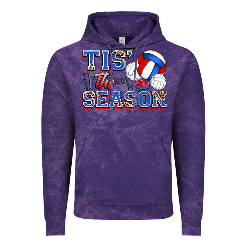 Tis' The Season Volleyball Vintage Hoodie by Zillion Design Studio | Teevron