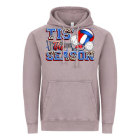 Vintage Zinc tis' the season volleyball Vintage Hoodie - Zillion Design Studio
