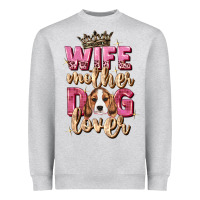 Wife Mother Dog Lover Heavyweight Sweatshirt | Teevron