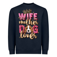 Navy wife mother dog lover Heavyweight Sweatshirt - Zillion Design Studio
