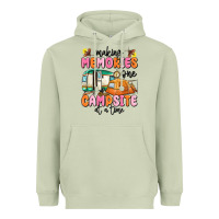 Matcha making memories one campsite at a time Heavyweight Hoodie - MaliasSmallBusiness