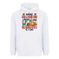 White making memories one campsite at a time Heavyweight Hoodie - MaliasSmallBusiness