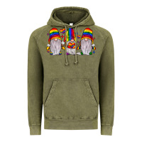 Vintage Olive pride gnome Vintage Hoodie - JahusDesignShop