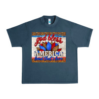 Midnight Navy god bless america land that i love Urban Heavy Tee - HRA Design Shop