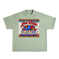 Oil Green god bless america land that i love Urban Heavy Tee - HRA Design Shop
