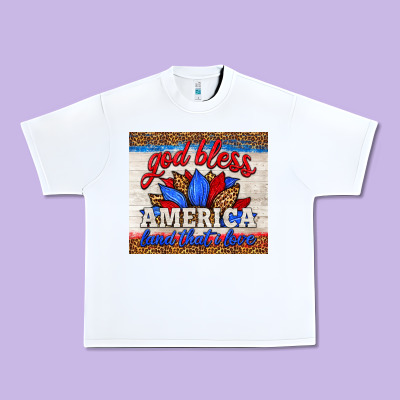 God Bless America Land That I Love Urban Heavy Tee Designed By Hra Design Shop