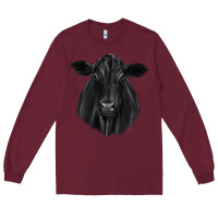 Burgundy black angus Long Sleeve Tee - JahusDesignShop