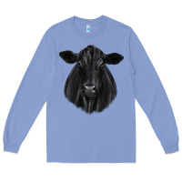 Colony Blue black angus Long Sleeve Tee - JahusDesignShop